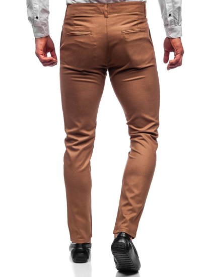 Bolf Herren Textilhose Chino Hose Braun 0017