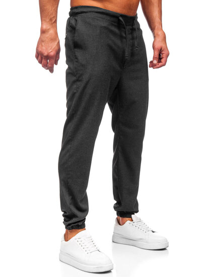 Bolf Herren Textilhose Joggers Anthrazit  0065