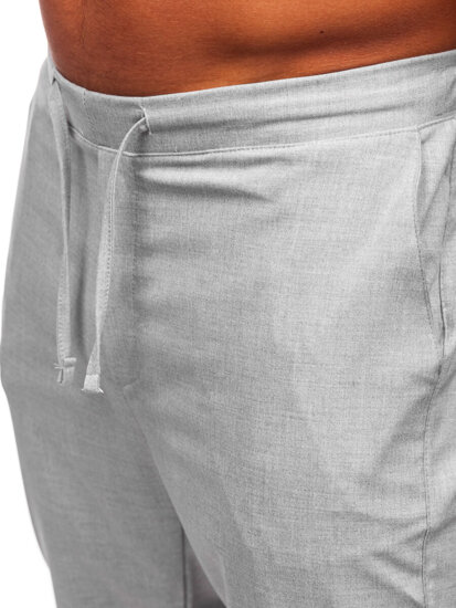 Bolf Herren Textilhose Joggers Grau  0065