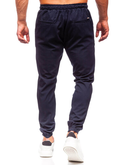 Bolf Herren Textilhose Joggers Tintenblau  0065