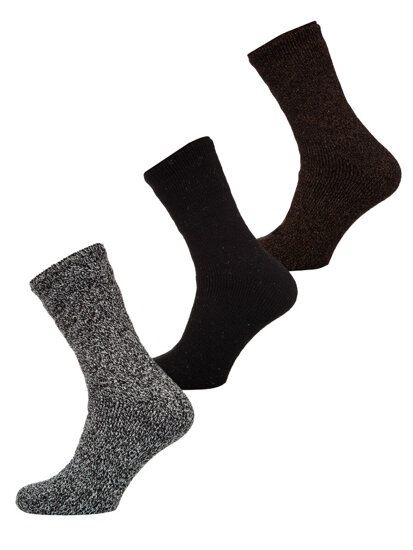 Bolf Herren Thermosocken für den Winter Mehrfarbig A8990-2-3P 3PACK