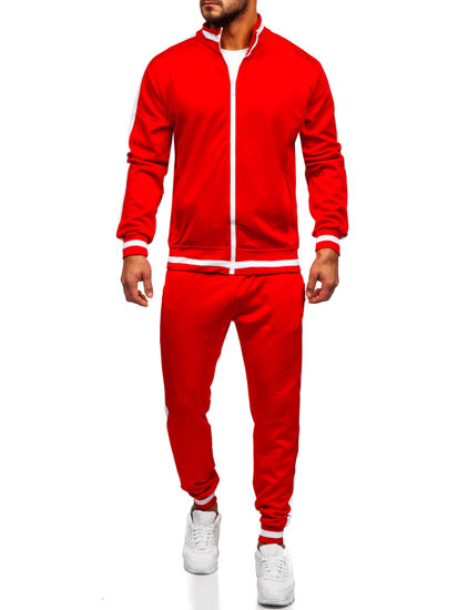 Bolf Herren Trainingsanzug Rot  8C99