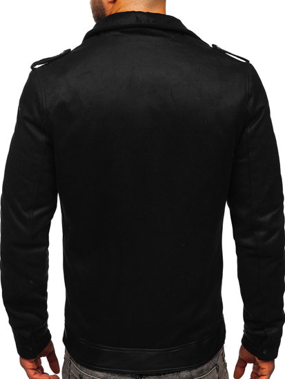 Bolf Herren Übergangsjacke Bikerjacke Schwarz 79M15501