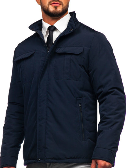 Bolf Herren Übergangsjacke Dunkelblau  22M303