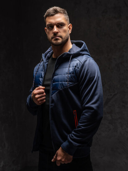 Bolf Herren Übergangsjacke Dunkelblau  KS2149A1