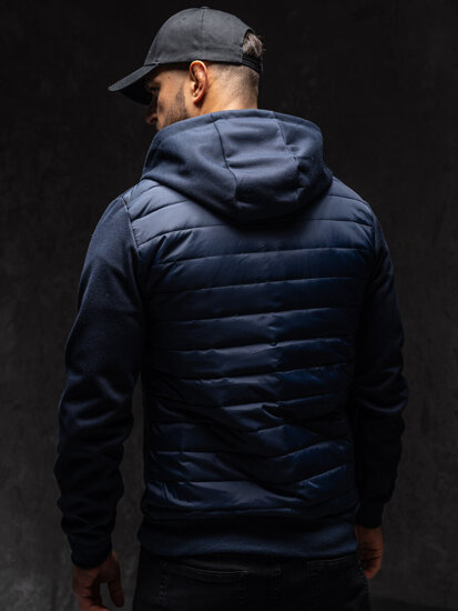 Bolf Herren Übergangsjacke Dunkelblau  KS2232