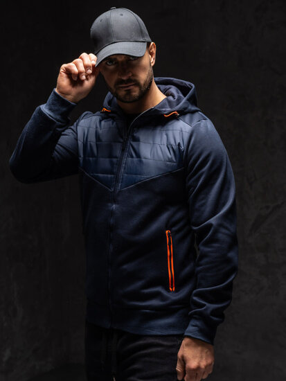 Bolf Herren Übergangsjacke Dunkelblau  KS2232A1