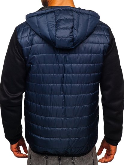 Bolf Herren Übergangsjacke Dunkelblau  TY12