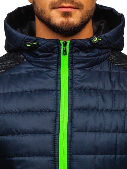 Bolf Herren Übergangsjacke Dunkelblau  TY28