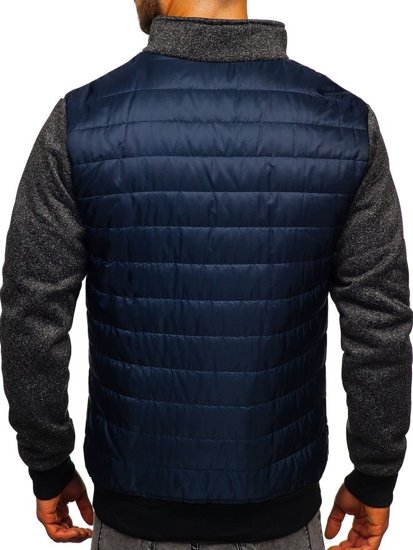 Bolf Herren Übergangsjacke Dunkelblau  TY38