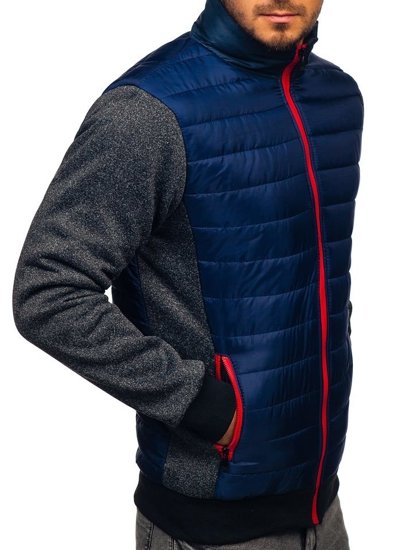 Bolf Herren Übergangsjacke Dunkelblau  TY50