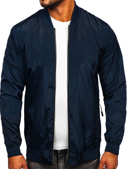 Bolf Herren Übergangsjacke Dunkelblau  W3909