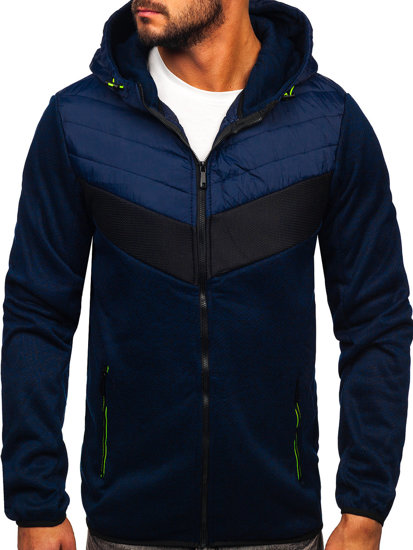 Bolf Herren Übergangsjacke Dunkellblau-Grün  BKS2153