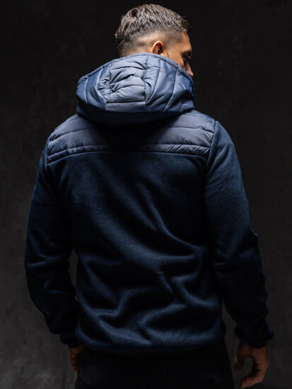 Bolf Herren Übergangsjacke Dunkellblau-Grün  BKS2153