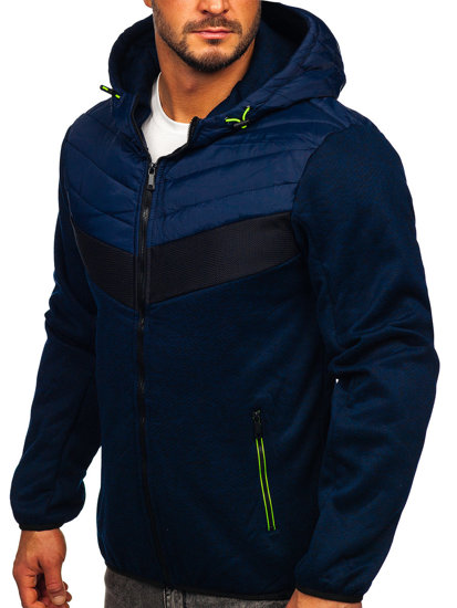 Bolf Herren Übergangsjacke Dunkellblau-Grün  BKS2153