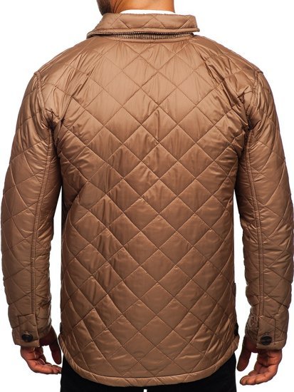 Bolf Herren Übergangsjacke Elegant Beige 0003