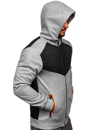 Bolf Herren Übergangsjacke Grau  KS2149