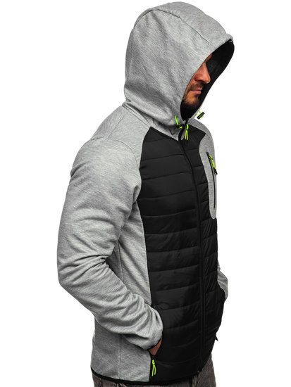 Bolf Herren Übergangsjacke Grau  KS2150