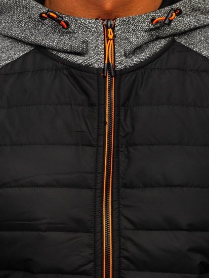 Bolf Herren Übergangsjacke Grau  KS2155