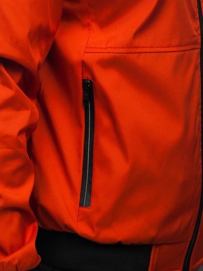 Bolf Herren  Übergangsjacke Orange 6782