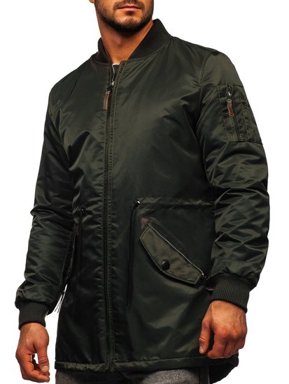 Bolf Herren Übergangsjacke Parka Grün  JK363