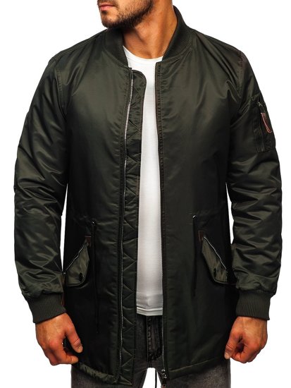 Bolf Herren Übergangsjacke Parka Grün  JK363