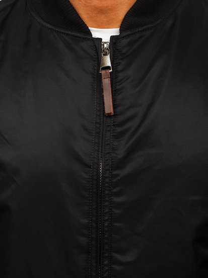 Bolf Herren Übergangsjacke Parka Schwarz  JK363