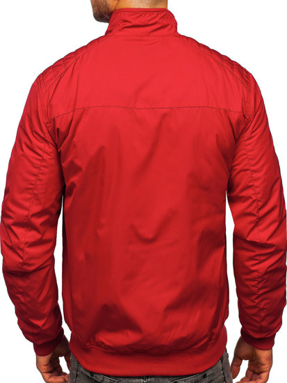 Bolf Herren Übergangsjacke Rot  1907-1