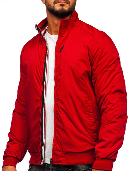 Bolf Herren Übergangsjacke Rot  1907