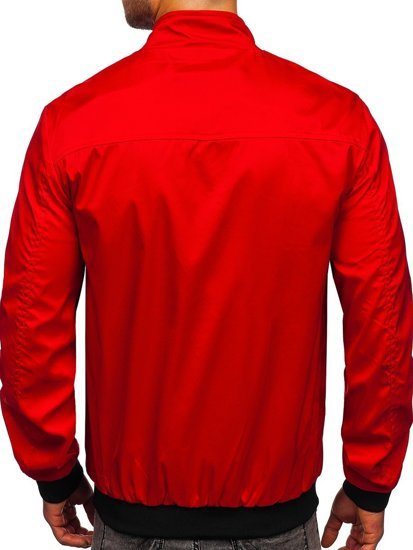 Bolf Herren  Übergangsjacke Rot 6782