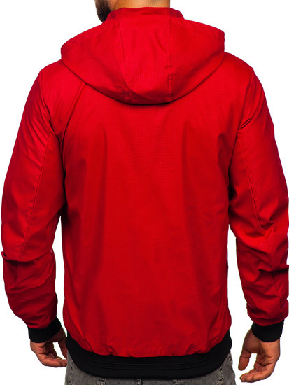 Bolf Herren Übergangsjacke Rot  7349