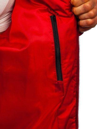 Bolf Herren Übergangsjacke Rot  K01