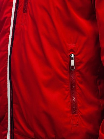 Bolf Herren Übergangsjacke Rot  K01