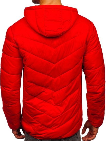 Bolf Herren Übergangsjacke Rot M13008