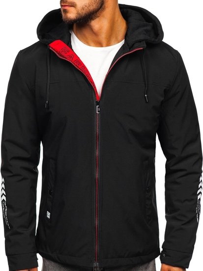 Bolf Herren Übergangsjacke Schwarz 5985