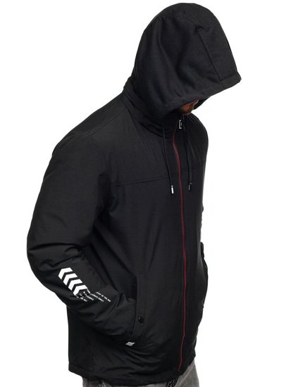 Bolf Herren Übergangsjacke Schwarz 5985