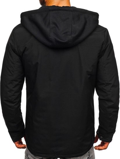 Bolf Herren Übergangsjacke Schwarz 5985