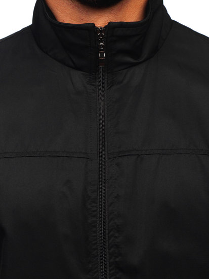 Bolf Herren Übergangsjacke Schwarz  5M3110