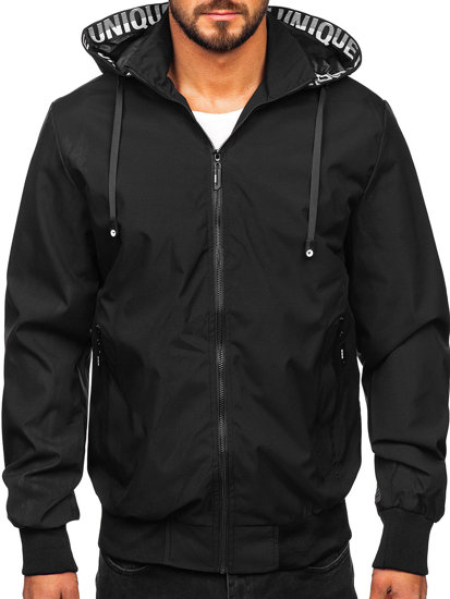 Bolf Herren Übergangsjacke Schwarz  5M3112