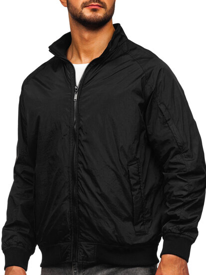 Bolf Herren Übergangsjacke Schwarz  5M3212