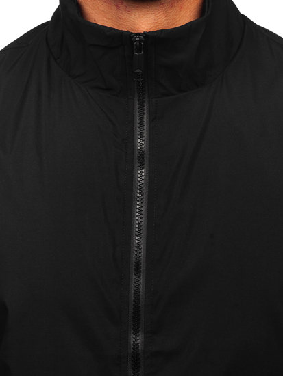 Bolf Herren Übergangsjacke Schwarz  7342