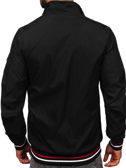 Bolf Herren Übergangsjacke Schwarz  7342