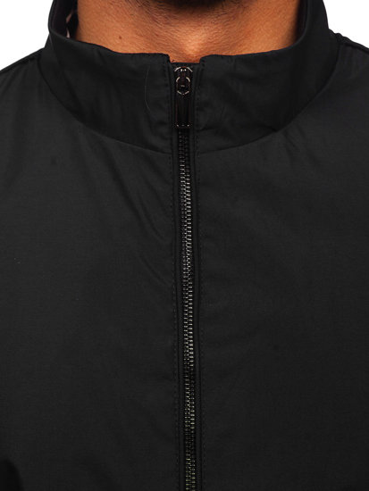 Bolf Herren Übergangsjacke Schwarz 7345