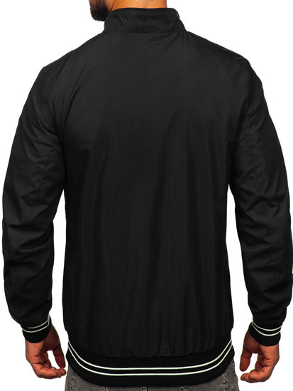 Bolf Herren Übergangsjacke Schwarz 7345