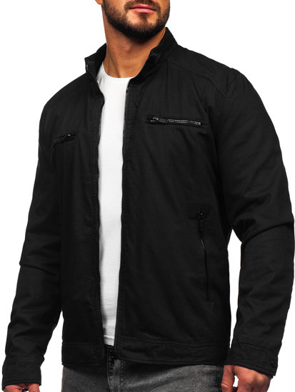 Bolf Herren Übergangsjacke Schwarz  84M3002