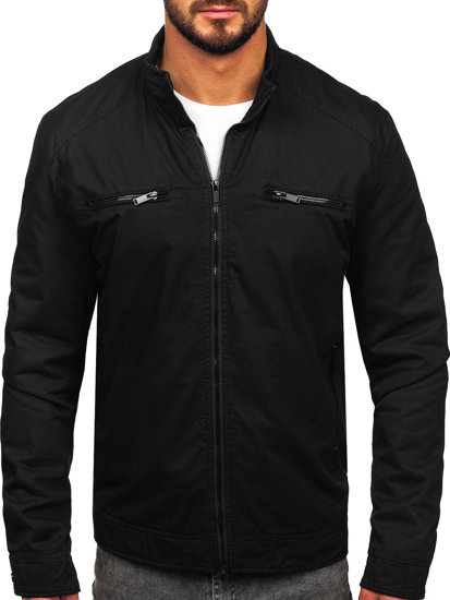 Bolf Herren Übergangsjacke Schwarz  84M3002