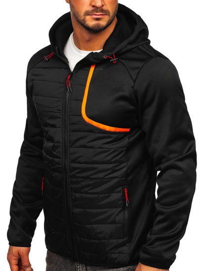 Bolf Herren Übergangsjacke Schwarz  KS2143