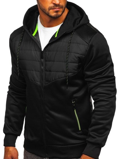 Bolf Herren Übergangsjacke Schwarz  KS2149