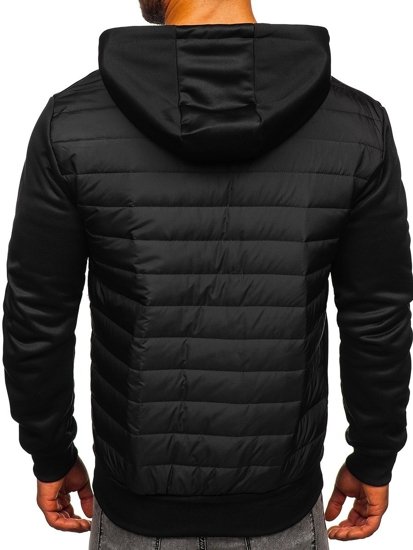 Bolf Herren Übergangsjacke Schwarz  KS2149