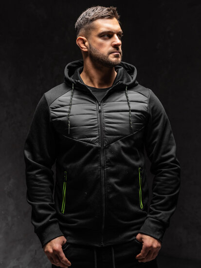 Bolf Herren Übergangsjacke Schwarz  KS2149A1